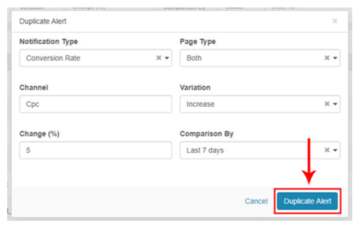 Duplicate an eZ Alert Confirmation Duplicate an eZ Alert Confirmation