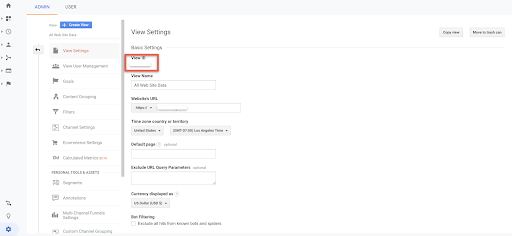 Google Analytics Basic Settings Google Analytics Basic Settings