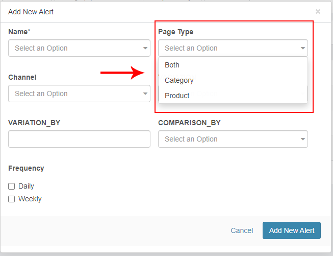 eZ Alerts by Page Type eZ Alerts by Page Type